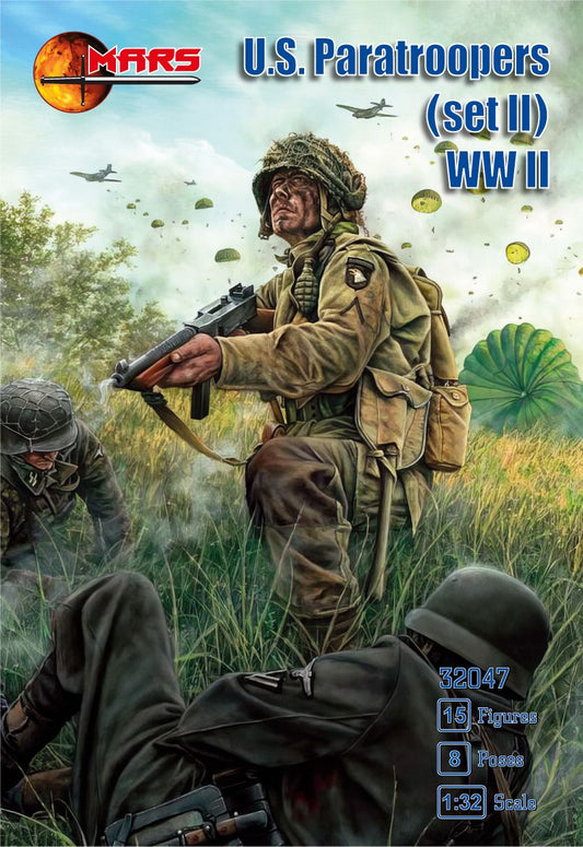 32047 MARS 1/32 AMERICAN PARAS WWII SET N°2