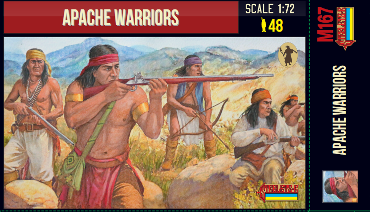 STRM167 STRELETS 1/72 Apache Warriors US Wild West