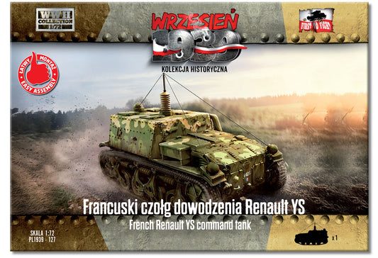 FTF127 FIRST TO FIGHT KITS. French Renault YS command tank   1/72