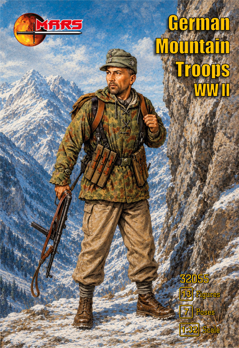 32055 MARS 1/32 German mountain Troops WWII