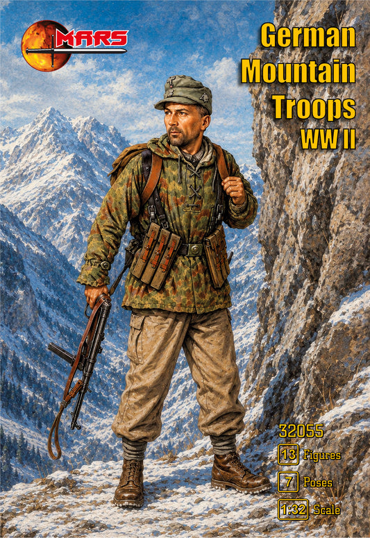 32055 MARS 1/32 German mountain Troops WWII