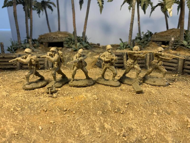 AM003 AUSTIN MINIATURES   US Marines WWII set2  1/32