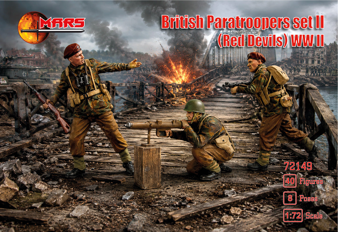 72149 MARS  1/72 British Paratroopers set, figure set II (WWII)