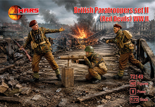 72149 MARS  1/72 British Paratroopers set, figure set II (WWII)