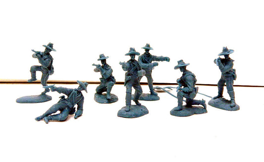 PARAGON SET 3 1/32  U.S. Cavalry Dismounted