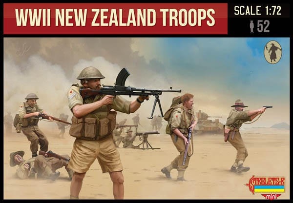 M111 STRELETS SCALA 1/72 NEW ZEALAND TROOPS WWII