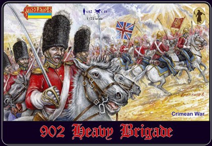 0902 STRELETS PLAYSET SCALA 1/72 Heavy Brigade CRIMEAN WAR