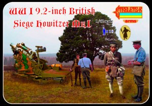 A012 STRELETS SCALA 1/72 WWI 9,2-Inch British Siege Howitzer M-I
