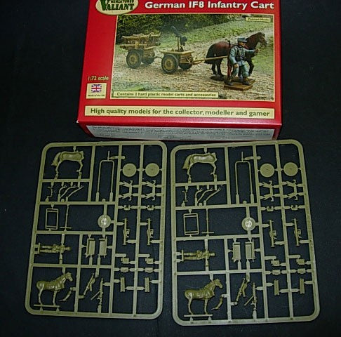 VM005  VALIANT MINIATURES SCALA 1/72 GERMAN IF8 INFANTRY CART