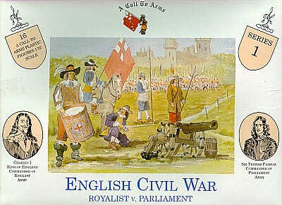 001 A CALL TO ARMS 1/32 STAFF GUERRA CIVILE INGLESE