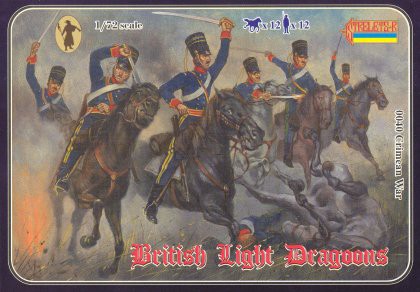 0040 STRELETS 1/72  BRITISH LIGHT DRAGONS OF CRIMEAN WAR