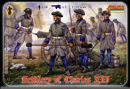 0043 STRELETS 1/72 ARTIGLIERIA SVEDESE DI CARLO XII