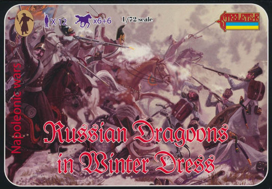 0067 STRELETS 1/72 RUSSIAN DRAGOONS IN WINTER DRESS