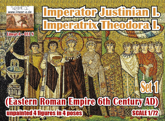 011-S LINEAR Imperator Justinian I. / Theodora I. 1/72