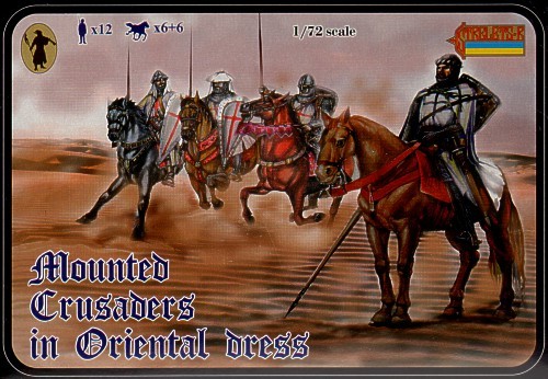 0104 STRELETS 1/72 Mounted Crusaders in Oriental Dress