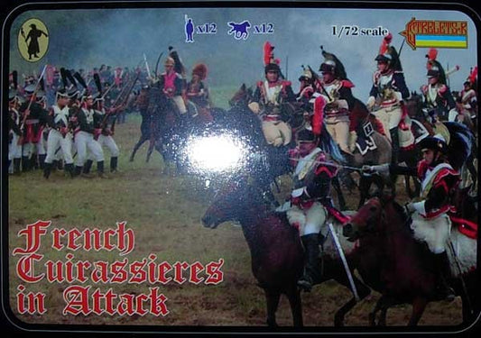 0105 STRELETS 1/72 FRENCH CURASSIERES IN ATTACK
