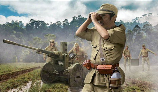 0139 STRELETS 1/72 Japanese Type 96 AA/AT Gun (WWII)