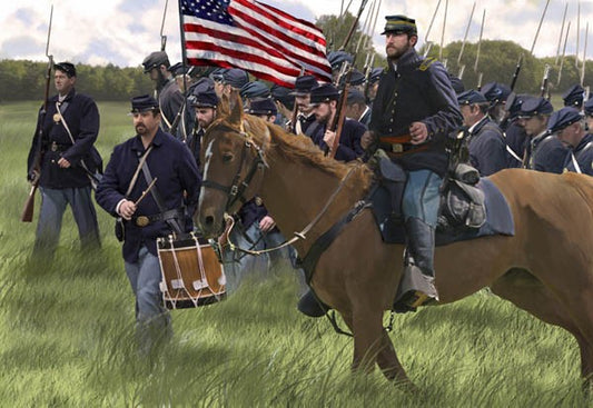 0149 STRELETS 1/72 US Union Infantry on the March