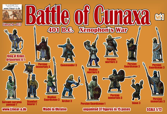 015 LINEAR  "Battle of Cunaxa 401 BC - Xenophon`s War" Set 1 (Persian Warriors) scala 1/72