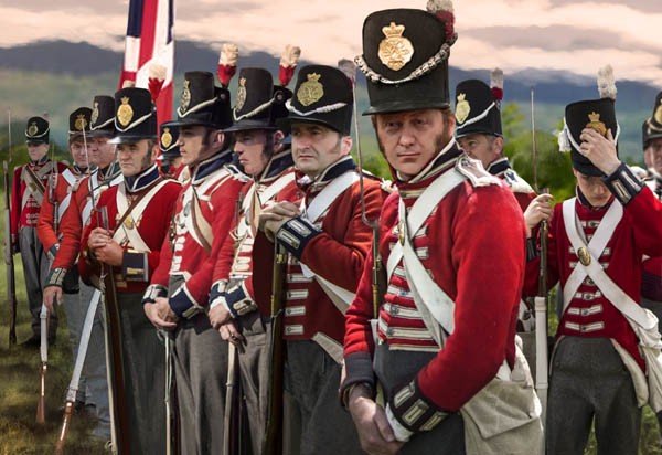 0162 STRELETS 1/72 Napoleonic British Infantry Standing at Ease