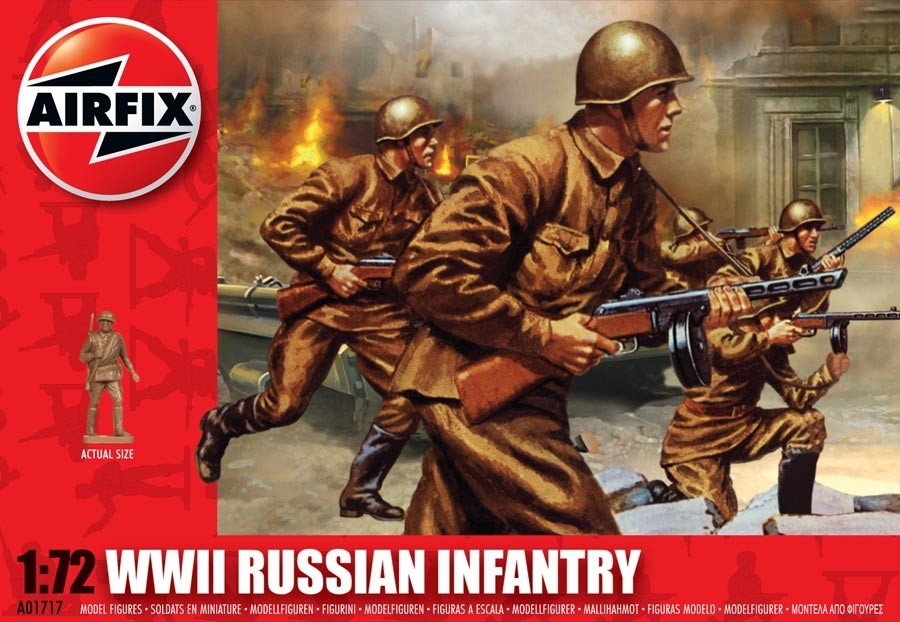 01717 AIRFIX 1/72  FANTERIA RUSSA WWII