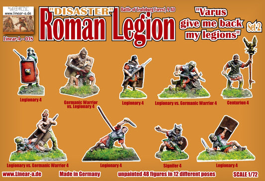 018 LINEAR  Roman Legion Command Set 2 "Varus give me back my legions" 2019 scala 1/72