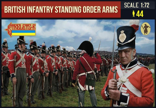 0201 STRELETS British Infantry Standing Order Arm Napoleonic 1/72