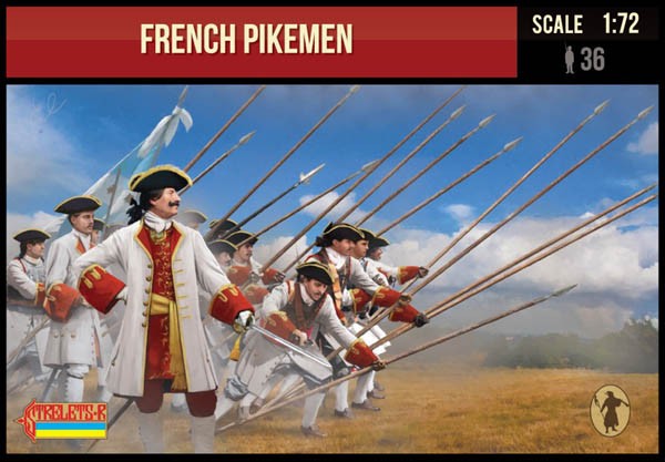 0237 STRELETS 1/72 French Pikemen Spanish Succession War