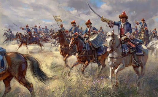 0241 STRELETS 1/72 French Royal Horse Grenadiers War of the Spanish Succession