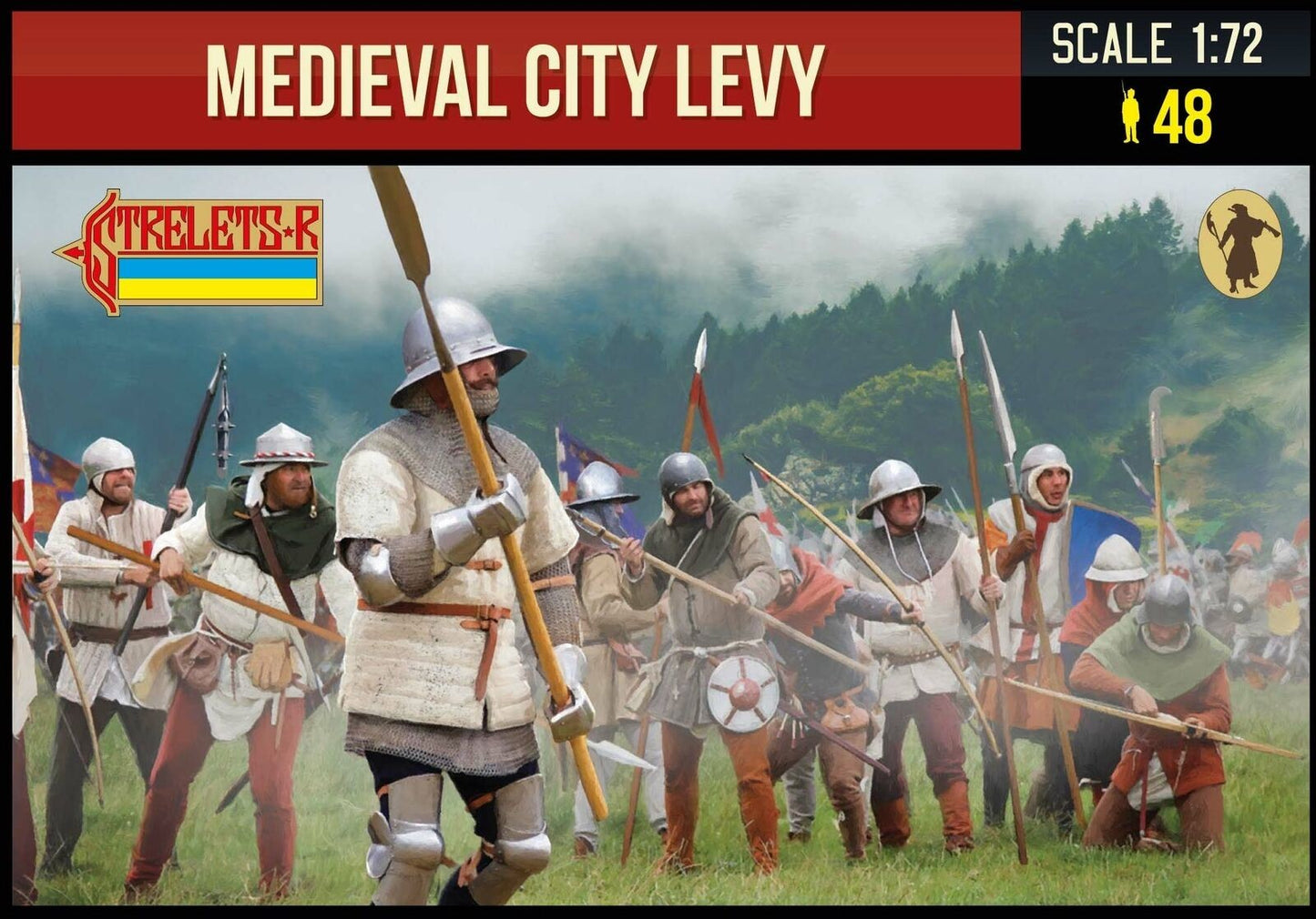 0248 STRELETS  Medievale City Levy 1/72