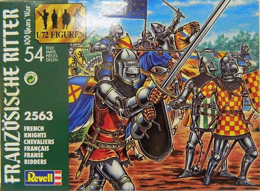 02563 REVELL 1/72 FRENCH KNIGHTS CHEVALIER FRANCAIS 