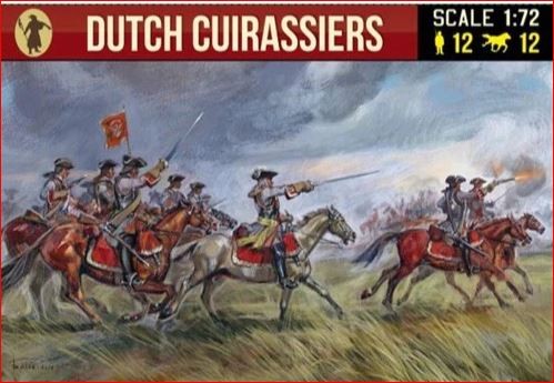 0259 STRELETS Dutch Cuirassiers Spanish Succession War 1/72
