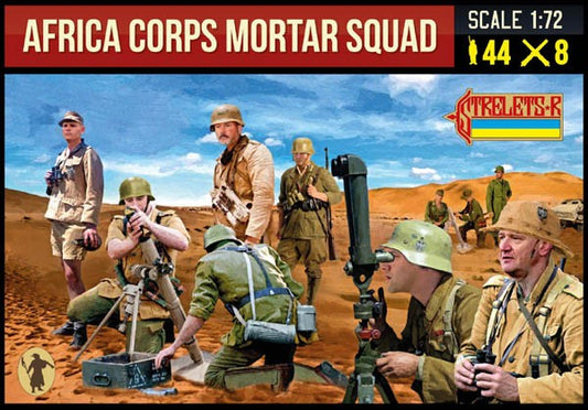 M280 STRELETS Africa Corps Mortar Squad 1/72