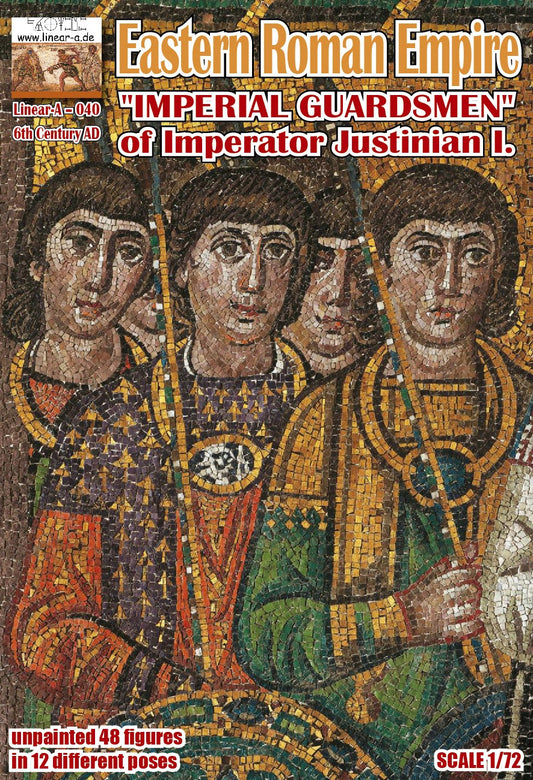 040 LINEAR Eastern Roman Empire 6th century AD "IMPERIAL GUARDSMEN" of Imperator Justinian  1/72