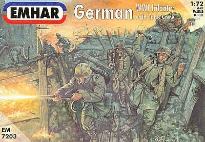 07203 EMHAR 1/72  FANTERIA TEDESCA WWI SFUSI