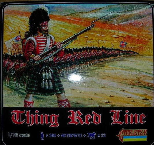 0903 STRELETS PLAYSET SCALA 1/72 THING RED LINE