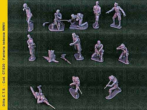 112 CLASSIC TOYS SOLDIERS 1/32 FANTERIA TEDESCA WWII