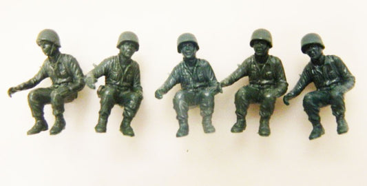 127E2 CLASSIC TOY SOLDIERS 1/32 WWII seated american soldiers