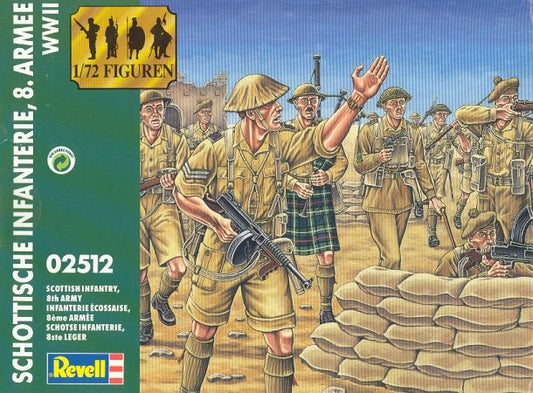 2512 REVELL 1/72 SCOTTISH INFANTRY WWII