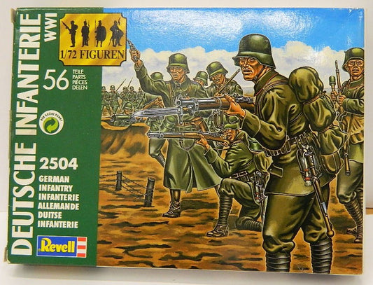 2504 REVELL  SCALA 1/72 GEMAN INFANTRY WWI