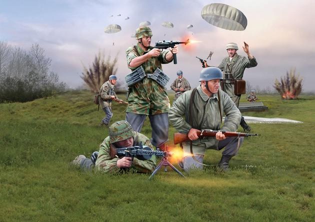 2532 REVELL 1/72  German Paratroopers WWII