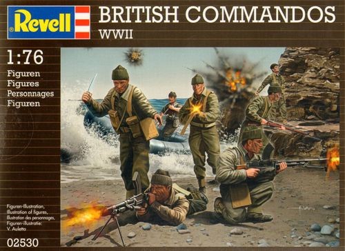 2530 REVELL 1/72 British Commandos WWII