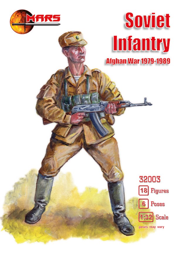 32003 MARS SCALA 1/32 Soviet infantry Afghan war 1979 -1989