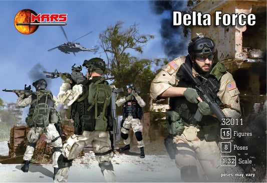 32011 MARS SCALA 1/32 Delta Force figures