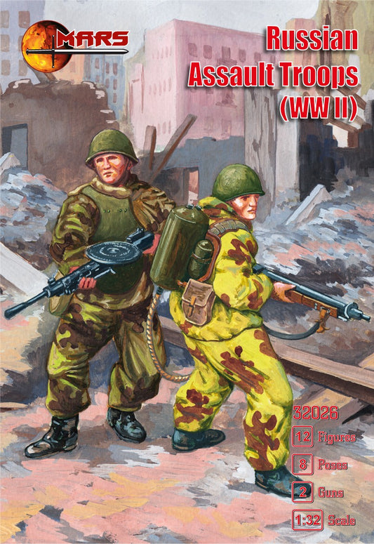 32026 MARS Russian Assault Troops (WWII) 1/32 fuori produzione