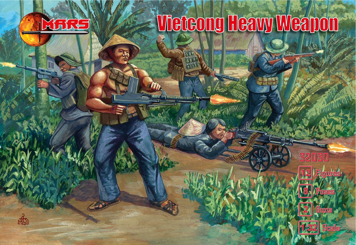 32030 MARS Vietcong Heavy Weapons 1/32