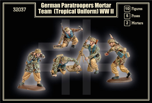 32037 MARS SCALA 1/32 German Paratrooper Mortar Team in tropical uniform (WWII) - ijn box