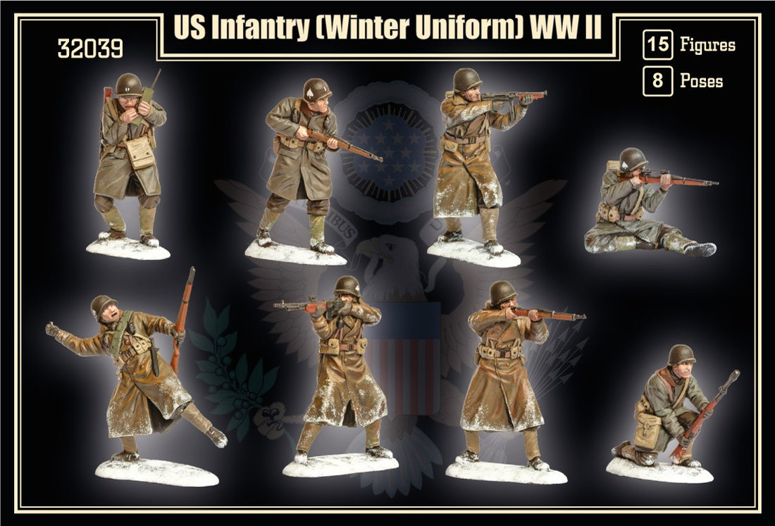 32039 MARS SCALA 1/32 U.S. Infantry in winter uniform (WWII) – Waterloo ...