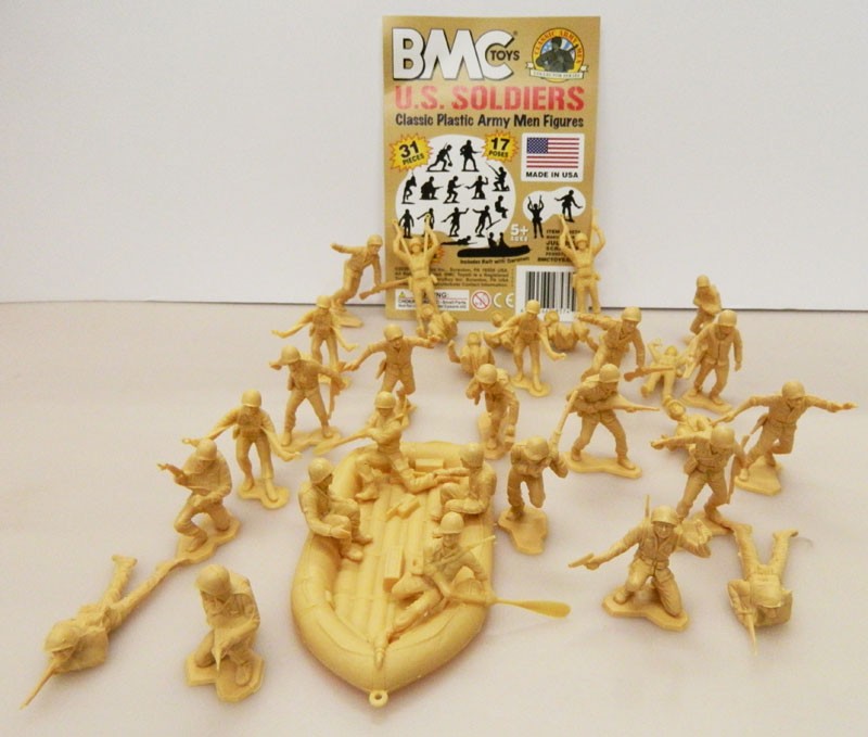 48573 Marx by BMC Recast U.S. SOLDIERS  1/32