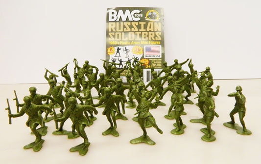 48587 BMC MARX RECAST RUSSIAN SOLDIERS 1/32